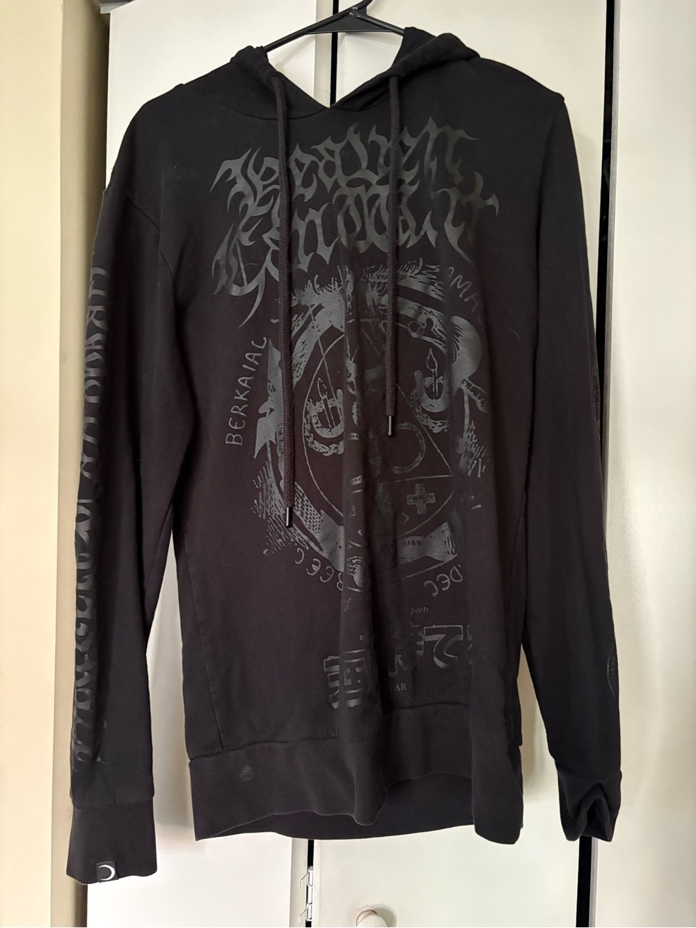 Killstar Black Graphic Pullover Hoodie